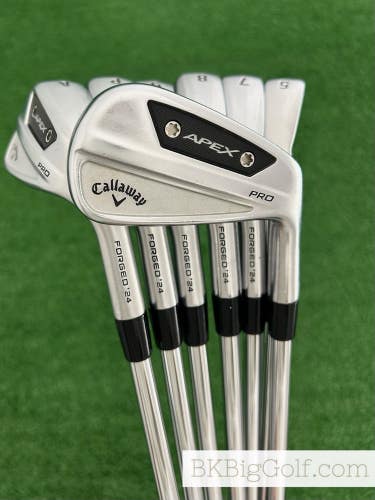 Callaway Apex Pro 24 Forged Iron Set 5-A / True Temper XP 95 Stiff