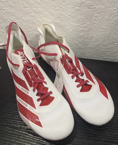 Men's Size M 12.5 (W 13.5) Adidas Low Top Molded Cleats (New)