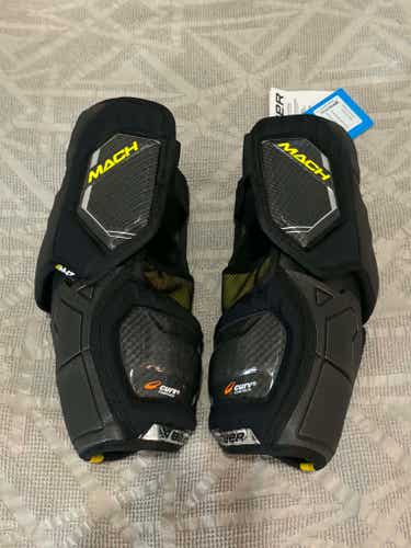 Bauer Mach Hockey Elbow Pads, Size Senior Large New With Tags