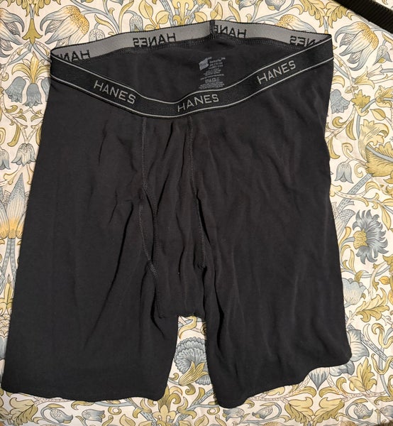 Hanes Black Boxer Briefs Size XXL (Used)