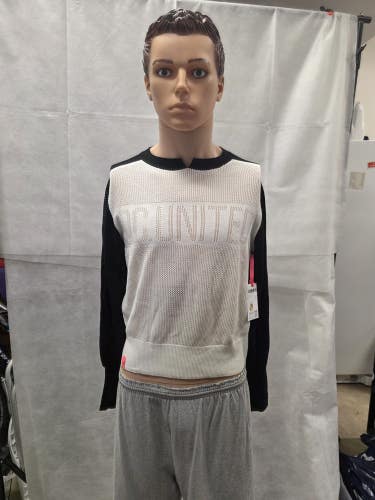 NWT Women's DC United Lusso Mesh Crewneck Women's L MLS