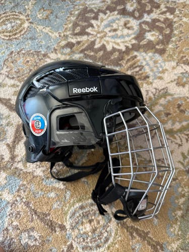 Easton shoulder pads,Reebok helmet and elbow pads