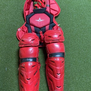 Red All Star System 7 Axis Catcher's Set (Used)