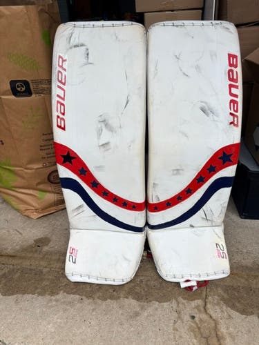 Large 2022 Bauer Supreme 2S Pro Goalie Leg Pads (Used)