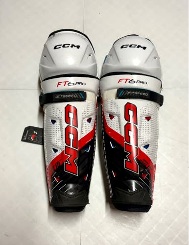 CCM JetSpeed FT6 Pro 15” Senior Shin Pads (New)