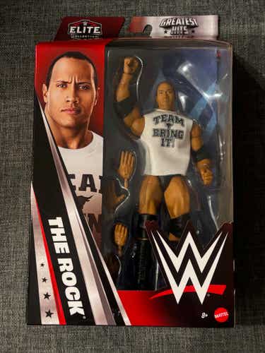 The Rock WWE Elite Collection 2026 Greatest Hits Action Figure New in Box