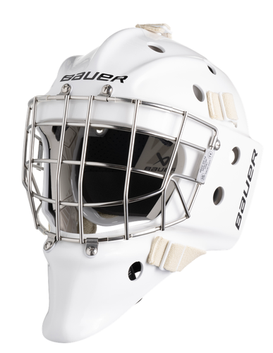 New, NWT Bauer 960 Goalie Mask, Certified, White, Senior SM