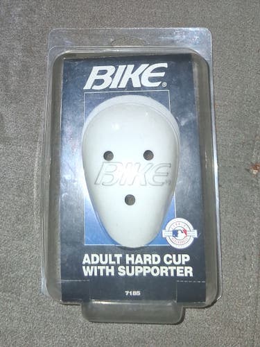Vintage BIKE Athletic Hard Cup with Supporter (Model #7185, Adult Medium).