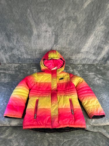 Pink Unisex Youth XL Nike Jacket (Used)