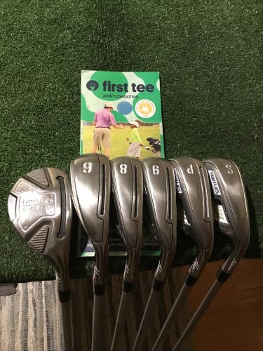 Adams Ladies Tight Lies Hybrid & Irons Set (5H, 6-PW-SW, No 7i) 45g Graphite