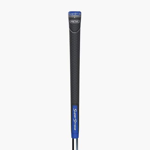 SuperStroke REVL Player Club Grip (Grey/Blue, Midsize) Golf NEW