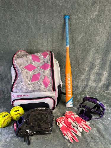 Youth Large Softball Starter Kit 32” 19OZ (Used)