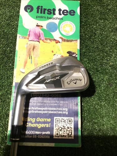 Callaway Left Handed Apex Forged CF19 7 Iron Stiff Catalyst 80 Graphite *VGC* LH