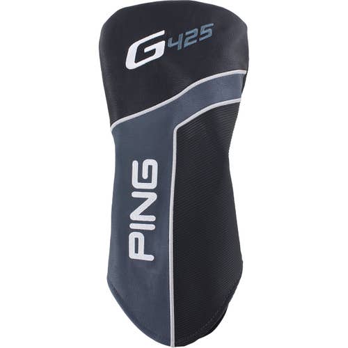 Ping G425 Driver Headcover (Black/White/Grey) G-425 Golf Club Cover NEW