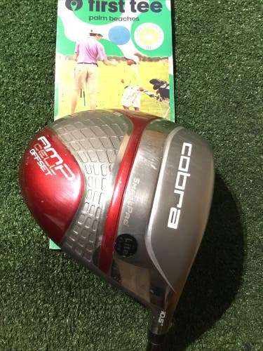 Cobra Amp Cell Offset Red 10.5* Driver Seniors Lite 50g Graphite (45.5) *VGC*
