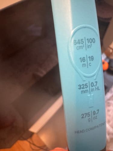 Adult HEAD Boom Tennis Racquet (Used)