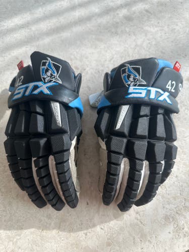 Johns Hopkins University STX Surgeon RZR Lacrosse Gloves (Used)