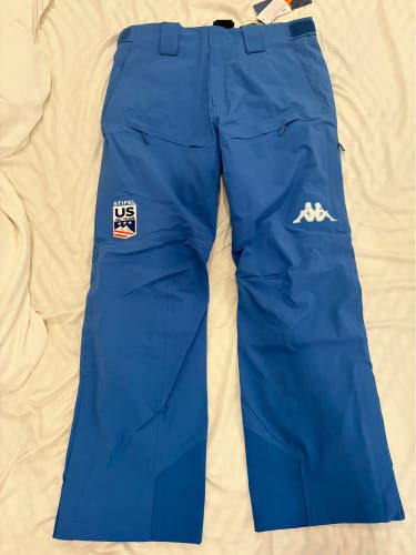 New US Ski Team large unisex race snow pants