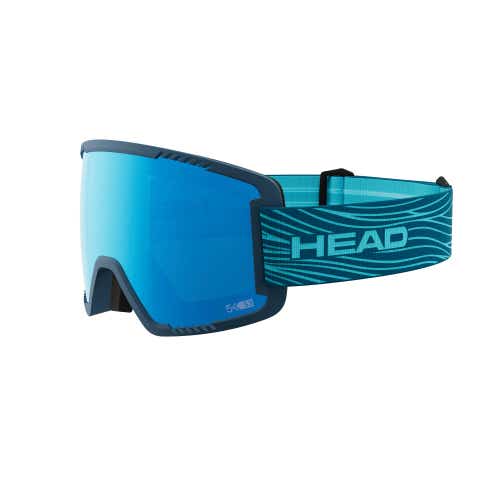 Head CONTEX PRO 5K RACE blue petrol + SL Ski & Snowboard Goggles