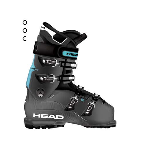 Head Edge LYT Rx HV Anth./Black-Speedblue Ski Boots