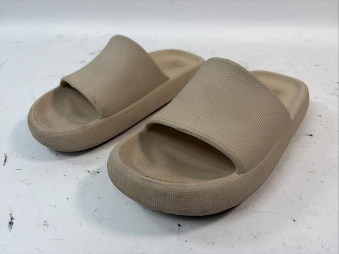 Primark Slides, Beige, Size 6