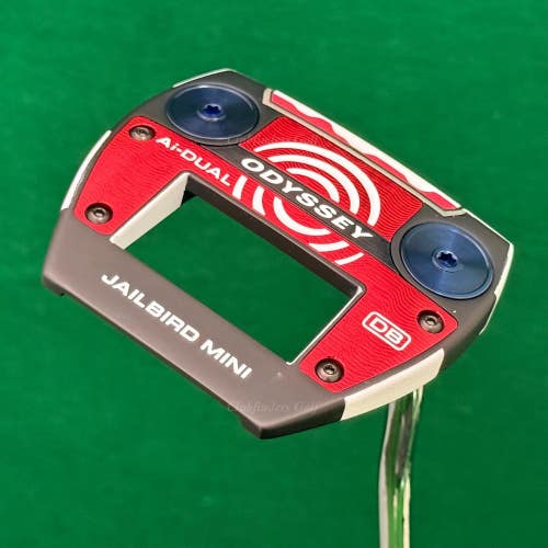 Odyssey '26 Ai-DUAL Jailbird Mini DB 35" Double-Bend Putter SL90 w/ HC