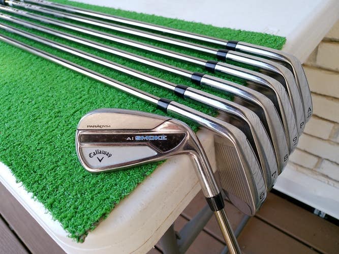 Callaway Ai Smoke (5i-AW) Iron Set w/ Callaway RCH 65g Stiff Shafts