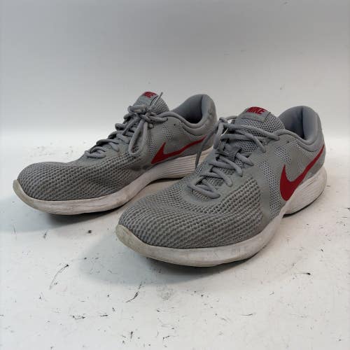 Nike Revolution 4 Running Shoes, Grey/Red, 15