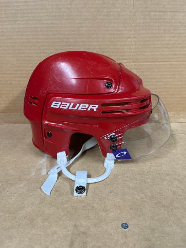 Red Bauer 4500 Helmet (Used)