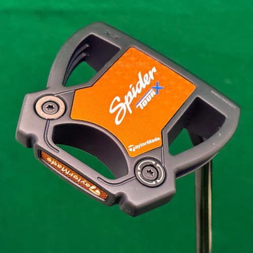 Lady TaylorMade Spider Tour X Black #3 32.25" X3 Putter KBS w/Super Stroke & HC
