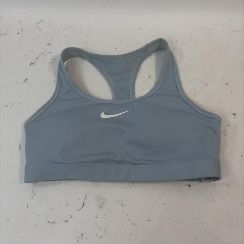 Nike Swoosh Women's Medium-Support Padded Sports Bra, Blue, Small