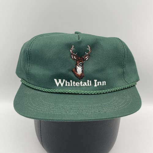 Vintage Whitetail Inn Deer Hunting Snapback Hat Cap RARE Made In USA