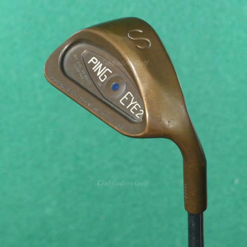 Ping Eye 2 BeCu Copper Blue Dot SW Sand Wedge Karsten Microtaper Steel Stiff