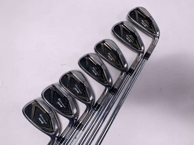 TaylorMade M4 Iron Set 4-PW True Temper XP 95 S300 Stiff Steel Mens RH +1/2''