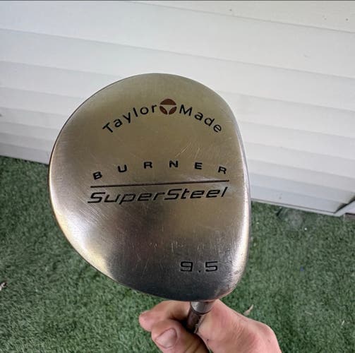 TaylorMade Burner Super Steel 9.5° Driver Bubble Shaft R-80 Graphite Reg 44” RH