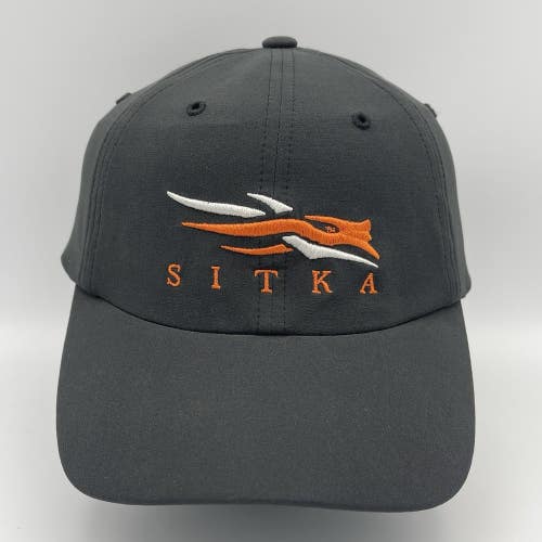 Sitka Hat Cap Strapback Gray Embroidered Logo Mens Hunting