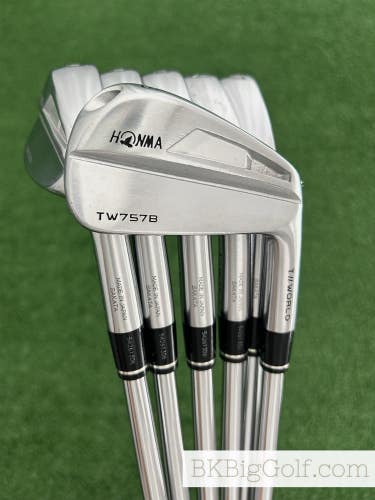 Honma Tour World TW757B Iron Set 5-P / Dynamic Gold S200 Stiff