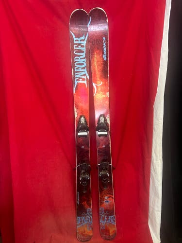 Skis: Nordica 161 cm All Mountain Skis With Bindings (Used)