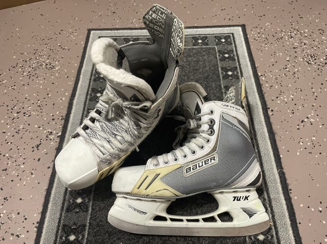 White Limited Edition Bauer Supreme One.9 LE Hockey Skates size 8