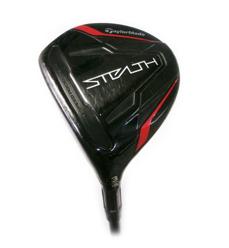 LH TaylorMade Stealth 15* 3 Wood Graphite Ventus 6-S Stiff Flex