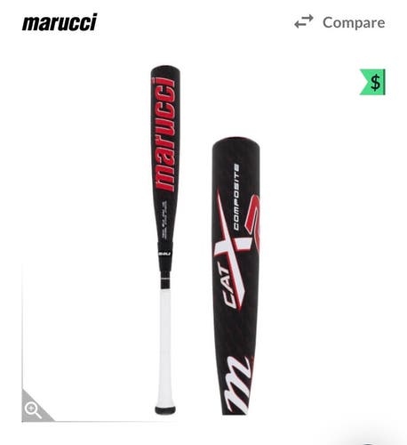 Marucci CATX2 Composite USSSA Certified Bat (-5) 27 oz 32" (Used)