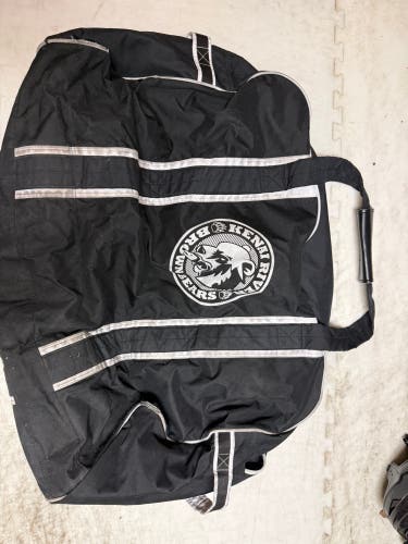Kenai River Brown Bears Black Hockey Bag