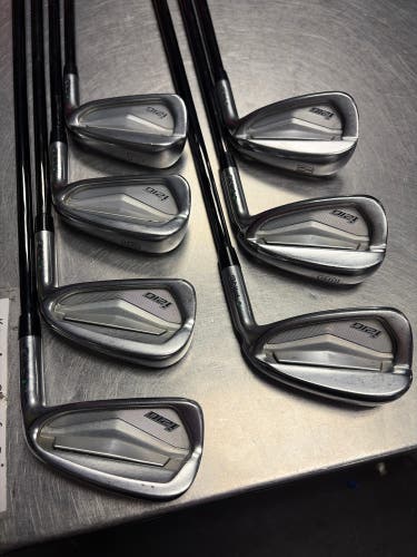 Men's Extended 2018 Ping i210 Right Handed Iron Set Extra Stiff Flex