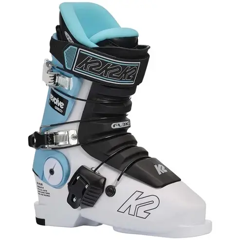 NEW K2 2024 Evolver Junior / Youth Ski Boots - Grey / Blue / Black 26.5