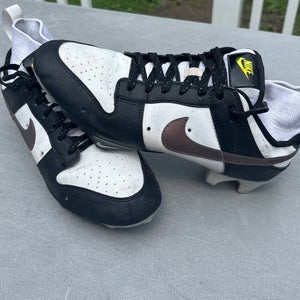 Men's Size M 10.0 (W 11.0) Nike Vapor Edge Dunk Low Top Molded Cleats (Used)