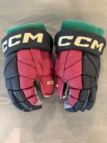 CCM HG12 Pro Stock 14" Hockey Gloves Coyotes 2808