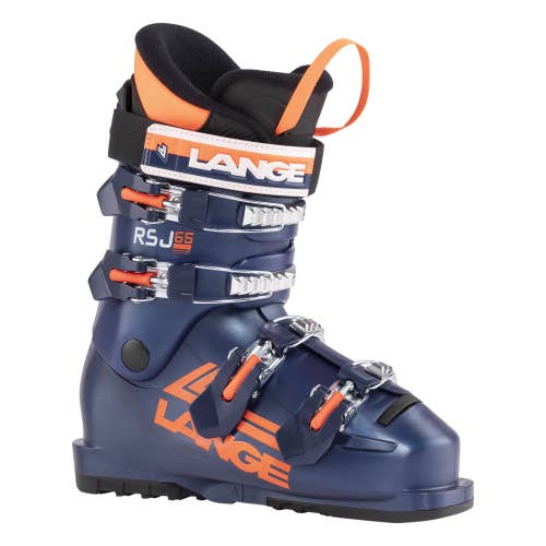 NEW Junior Lange RSJ 65 Ski Boots - Size 25.5 (Legend Blue)