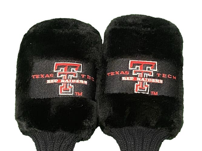 Texas Tech Red Raiders Fuzzy Sock Headcover Set With 3 Wood, X Fairway Wood