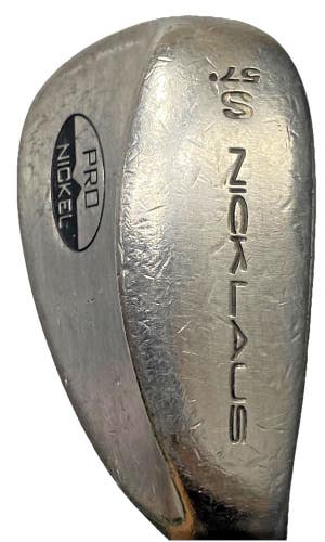 Nicklaus Pro Nickel Milled Face Sand Wedge 57*08 Stiff Steel 35" RH New Grip