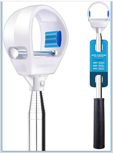 CHAMPKEY Golf Ball Retriever 12’ Blue 2.0 NEW IN BOX NIB Telescopic Shaft
